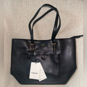 LOVEVOOK Black Large Work Tote Laptop Shoulder Bag NWT Women’s Fashion Handbag